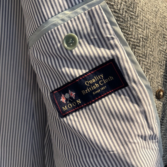 J. Crew Bristol blazer in graphite herringbone wool - Picture 9 of 12